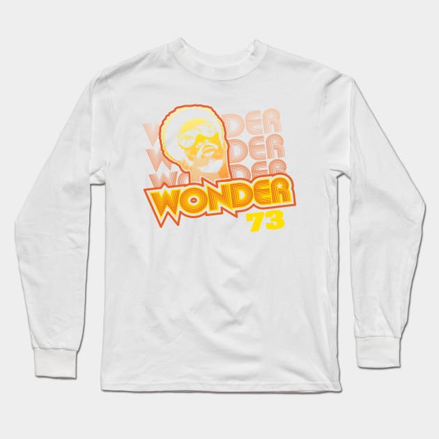 Stevie Wonder 73 Long Sleeve T-Shirt by Chewbaccadoll